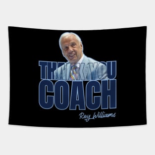 Thank You Coach Roy Williams Tapestry