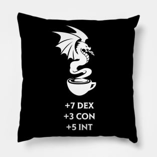 Dragon Roast Coffee Cup Magic Item Pillow