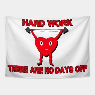 valentine's day hard work heart Tapestry