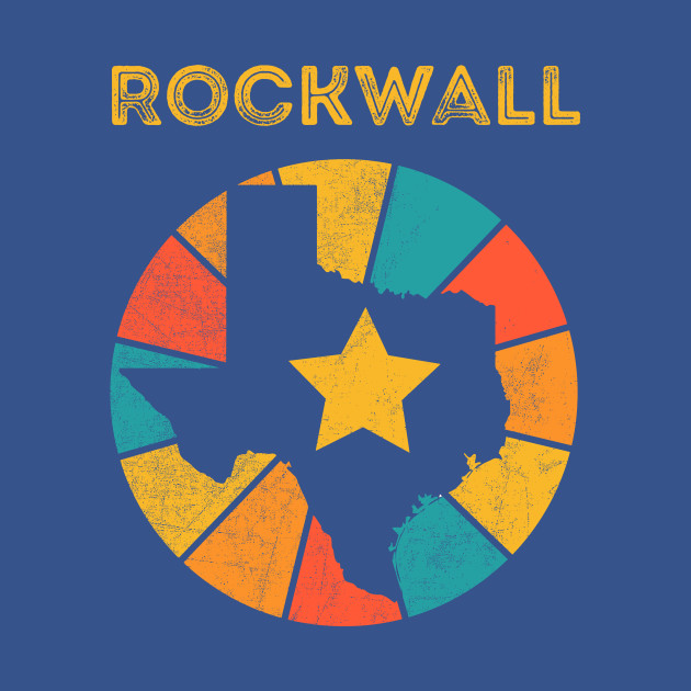 Discover Rockwall Texas Vintage Distressed Souvenir - Rockwall Texas - T-Shirt