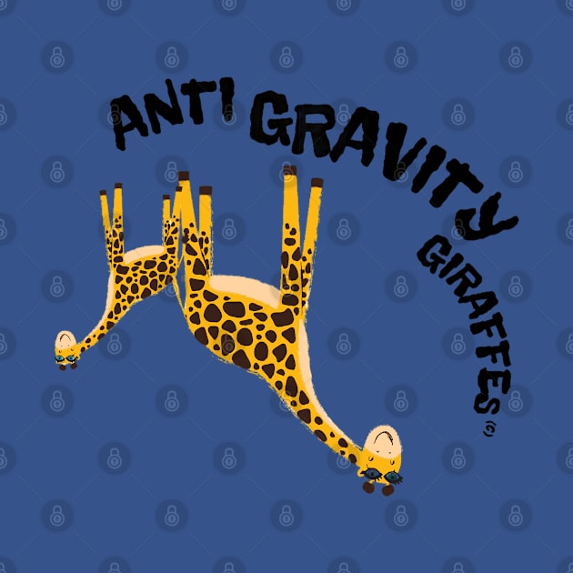 Anti Gravity Giraffe Cute Unique Meme Art By Abby Anime by Abby Anime