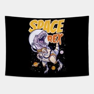 Awesome Funny Space T Rex Dinosaur Astronut Gift For Dinosaur Lover Tapestry