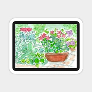 Little Spring Garden Magnet