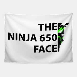 The Biker Face Ninja 650 Tapestry