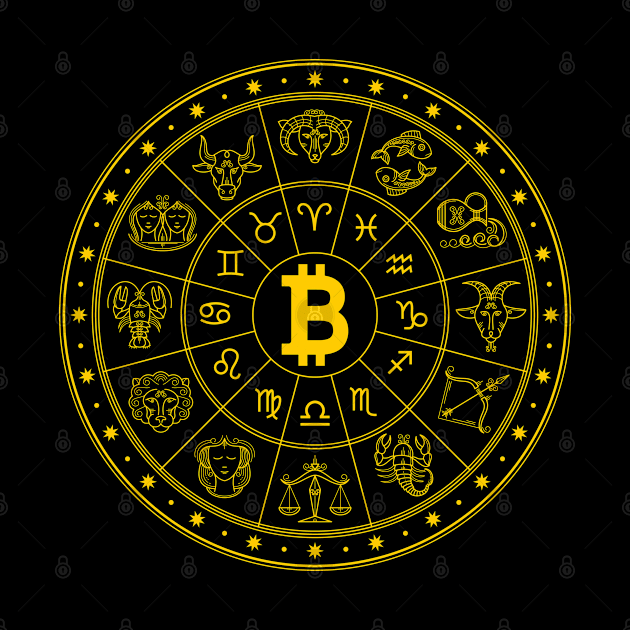 Cryptocurrency Horoscope - Funny Bitcoin Astrology Believer by YouareweirdIlikeyou