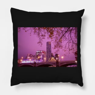 Melbourne City Pretty in Pink II Pillow