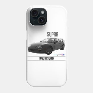 Supra Black Phone Case