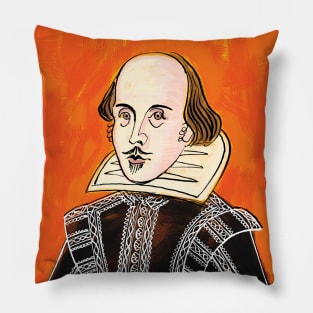 Orange Shakespeare Pillow