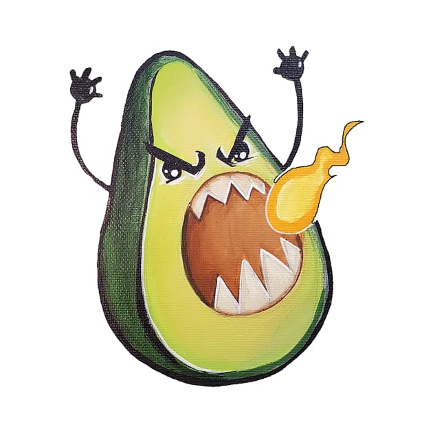 Angry Avocado by BiancaRomanStumpff