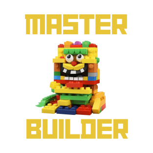 Bricks man Builder Funny Master Builder Toys Kids T-Shirt