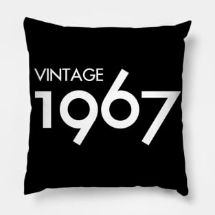 Vintage 1967 Gift 53rd Birthday Party Pillow