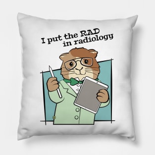 Rad Radiology Guinea Pig Pillow