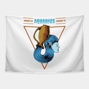 Zodiac Aquarius Tapestry