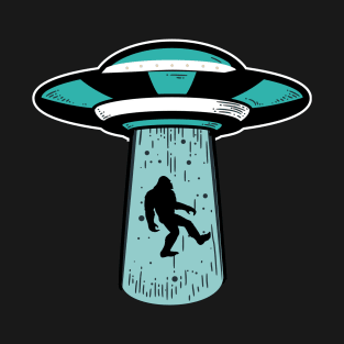 Bigfoot alien abduction T-Shirt