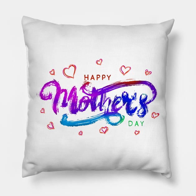 Happy Mother’s Day Pillow by ngmx