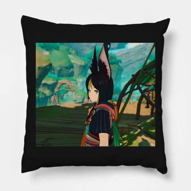 Tighnari Pillow by Poppyseed_edits