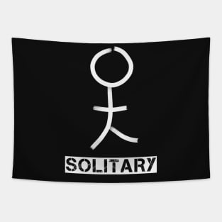 Solitary stickman Tapestry