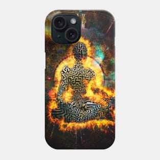 Meditation in Vivid Space Phone Case