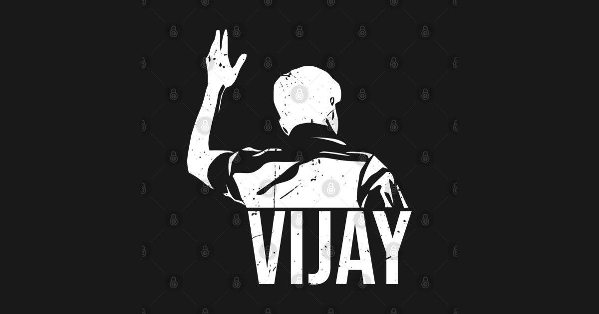 vijay in black t shirt