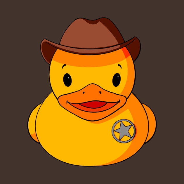 Sheriff Rubber Duck by Alisha Ober Designs