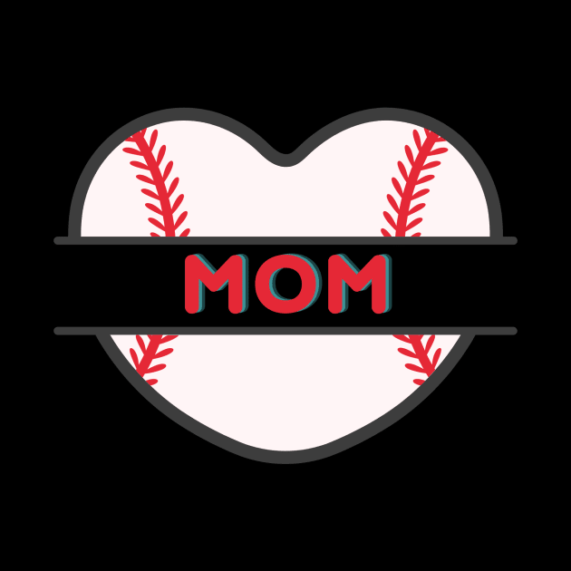 softball mom by Sport-tees by Marino's