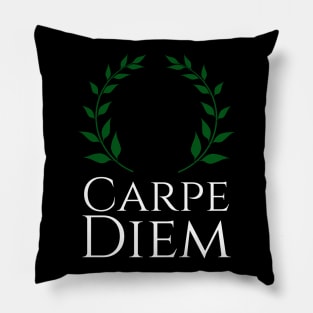 Carpe Diem - Seize The Day - Ancient Rome Latin Language Pillow