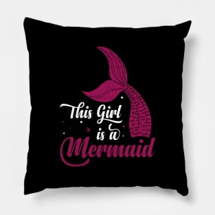 Mermaid Quote Pillow