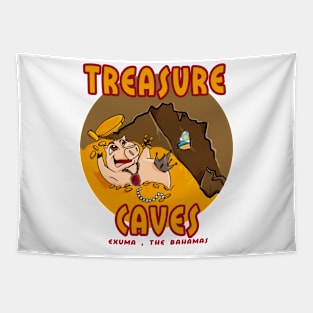 Treasure Cave PIg Tapestry