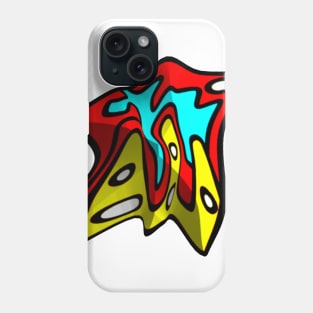 Distortion geometric art design Phone Case