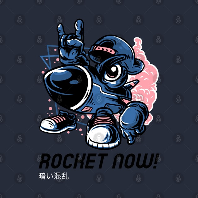 Rocket Cartoon Character, Urban Style by OFM