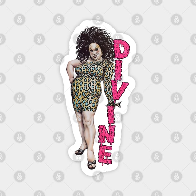 -- Divine --- QueerArt Magnet by DankFutura