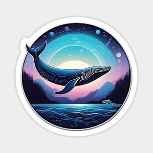 Celestial Whale Magnet