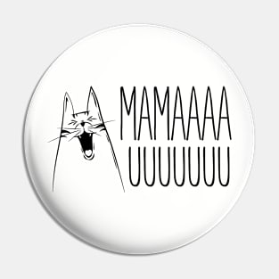 queen cat Pin