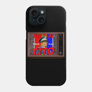 Marsal Tito 8-bit Video game Phone Case