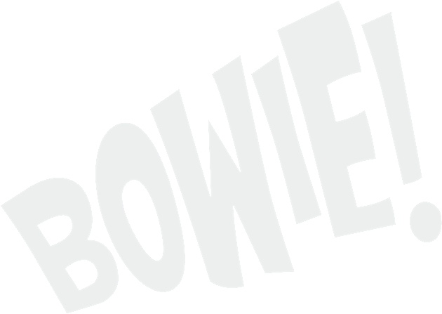 Bowie! Kids T-Shirt by sombreroinc