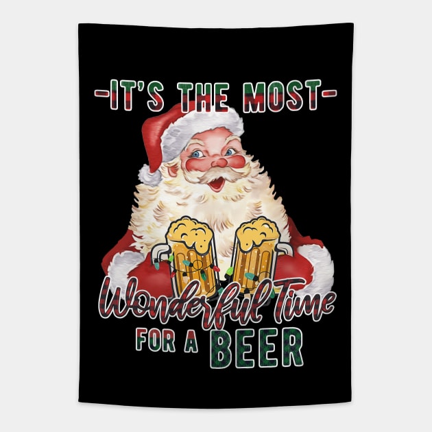 It's the most wonderful time for a beer Tapestry by GothicDesigns