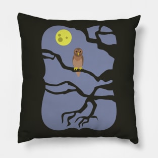 Spooky Halloween Owl Pillow