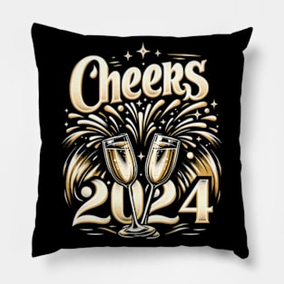 Cheers 2024! - New Year Pillow