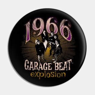 1966 GARAGE BEAT EXPLOSION for men Pin