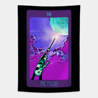 The Moon - Tarot Card Design Tapestry