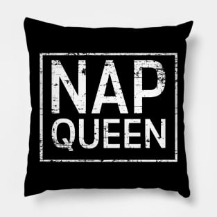 Distressed Nap Queen for Women and Girls Pillow