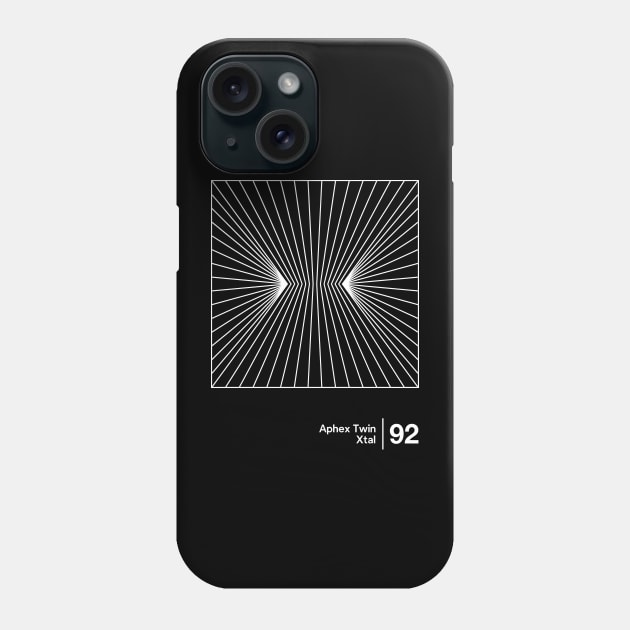 Xtal / Minimalist Style Graphic Design Phone Case by saudade