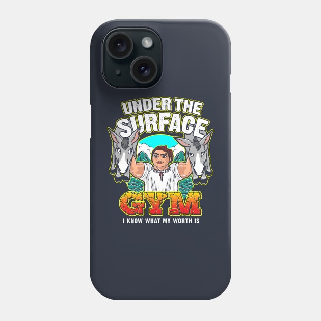 Under The Surface Gym Phone Case by CoDDesigns