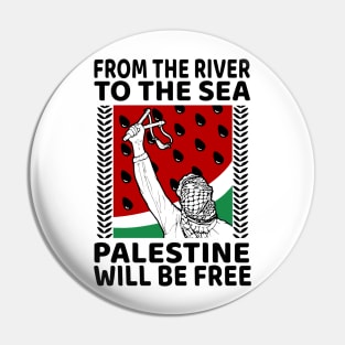 From the River To the Sea Plestine will be free Pin