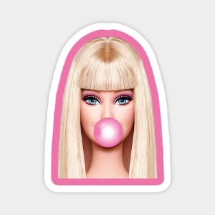 Barbie Bubblegum Magnet