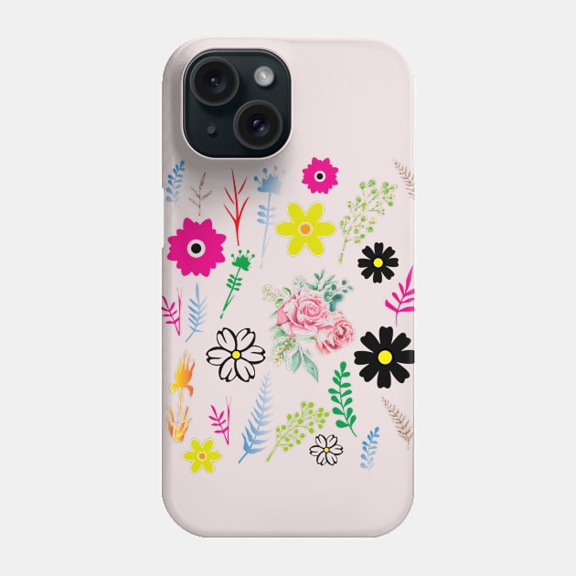 Funny Flowers Collection Phone Case by twistore