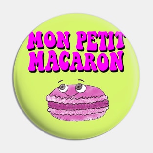 Cute Macaron Drawing With Groovy Text Pin