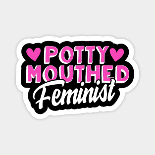 Potty Mouthed Feminist Magnet