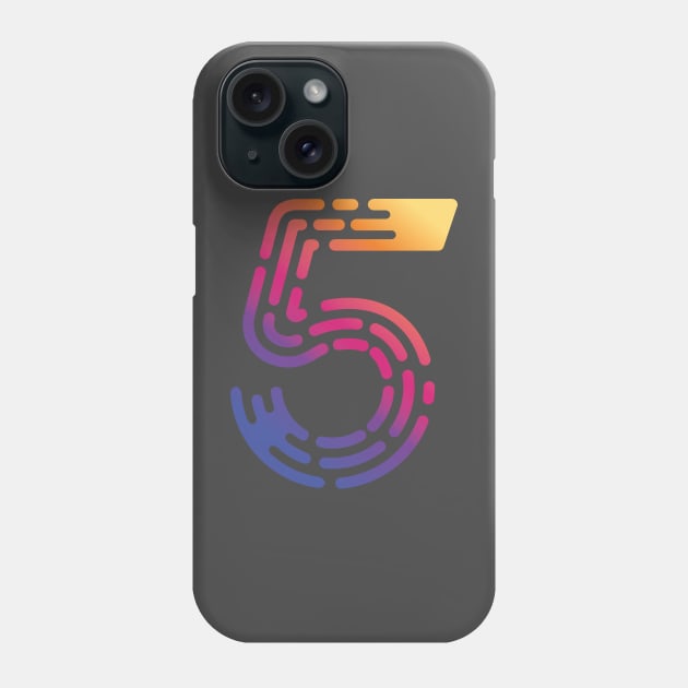 NUMBER 5 Phone Case by bembureda