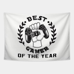 Best GAMER of the year Funny Gamer Boys Teens Tapestry